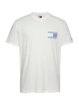 Tommy Jeans T-Shirt taubenblau/weiß