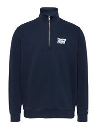 Sweatshirt marine / hellblau
