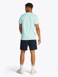 Tommy Jeans T-Shirt marineblau/minzgrün/weiß