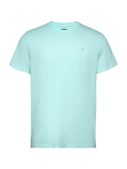 Tommy Jeans T-Shirt marineblau/minzgrün/weiß