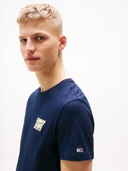 Tommy Jeans T-Shirt marine/weiß