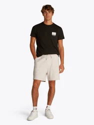 Tommy Jeans Shorts beige/rot/schwarz