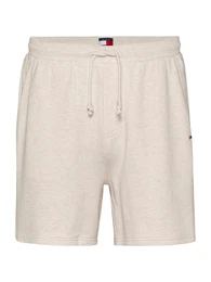 Shorts beige / rot / schwarz