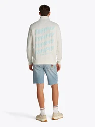 Tommy Jeans Sweatshirt pastellblau/weiß