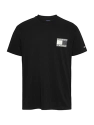 Tommy Jeans T-Shirt graphit/schwarz/weiß