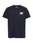Tommy Jeans T-Shirt navy/hellgelb