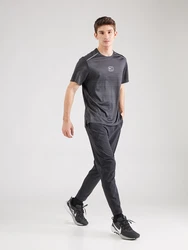 Nike Sportswear T-Shirt 'AIR' anthrazit/orange/weiß