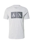 ARMANI EXCHANGE T-Shirt '8NZTCK' grau/schwarz/weiß