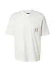 ARMANI EXCHANGE T-Shirt dunkelbeige/offwhite