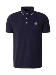 Poloshirt marine / wei