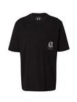 ARMANI EXCHANGE T-Shirt schwarz/weiß