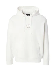 ARMANI EXCHANGE Sweatshirt Herren Hoodie braun/offwhite
