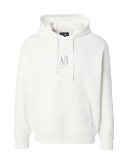 ARMANI EXCHANGE Sweatshirt Herren Hoodie braun/offwhite