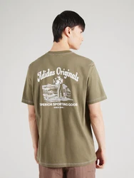 adidas Originals T-Shirt Wabash oliv / wei