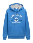 TOM TAILOR Sweatshirt Hoodie mit Print (1043292) azur/schwarz/weiß