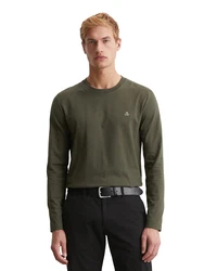 Marc O'Polo Shirt Dunkelgrün/Khaki