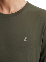 Marc O'Polo Shirt Dunkelgrün/Khaki