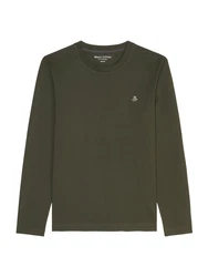 Marc O'Polo Shirt Dunkelgrün/Khaki