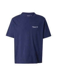 Abercrombie & Fitch T-Shirt 'EMEA' navy/weiß