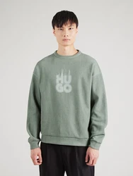 HUGO Sweatshirt Dinkam pastellgrn/offwhite