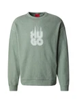 HUGO Sweatshirt Dinkam pastellgrn/offwhite