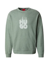 HUGO Sweatshirt Dinkam pastellgrn/offwhite