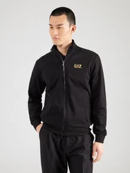 EA7 Emporio Armani Sweatjacke honig/schwarz