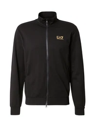 Sweatjacke honig / schwarz