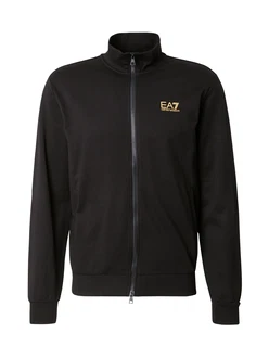 EA7 Emporio Armani Sweatjacke honig/schwarz