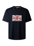 Pepe Jeans T-Shirt 'UNION' marine/rot/weiß