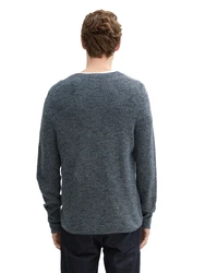 TOM TAILOR Pullover dunkelgrau