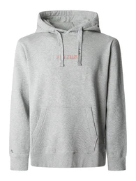 Sweatshirt 'Dexter' graumeliert / rot / wei