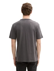 TOM TAILOR T-Shirt dunkelgrau