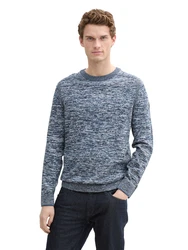 TOM TAILOR Pullover marine / opal / taubenblau