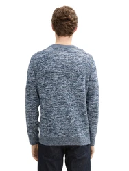 TOM TAILOR Pullover marine / opal / taubenblau