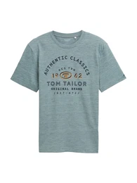 T-Shirt gelb / grau / schwarz