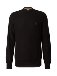 BOSS Pullover Anion schwarz