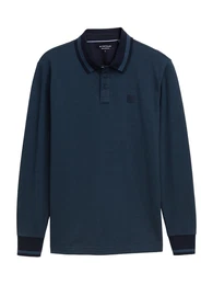 Poloshirt marine / cyanblau