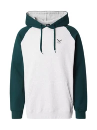 Sweatshirt 'De College' hellgrau / tanne