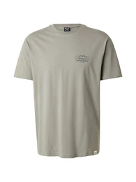 T-Shirt 'Bonsigh' grn / tanne