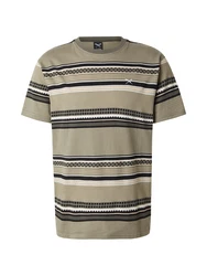 Iriedaily T-Shirt Vintachi khaki/schwarz/weiß