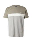 iriedaily T-Shirt Court hellgrau/khaki/weiß iriedaily T-Shirt Court hellgrau/khaki/weiß