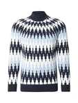 DRYKORN Pullover PIREO nachtblau/hellblau/weiß