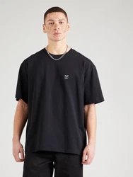 Iriedaily T-Shirt 'Heavy Flag' schwarz / weiß