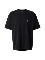 Iriedaily T-Shirt 'Heavy Flag' schwarz / weiß