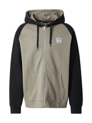 Iriedaily Sweatjacke De College 2 pastellgrün/schwarz