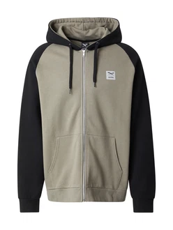 Iriedaily Sweatjacke De College 2 pastellgrün/schwarz