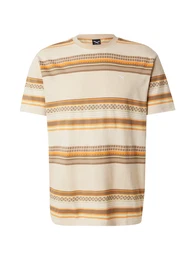 T-Shirt 'Vintachi' ecru / schoko / orange / wei