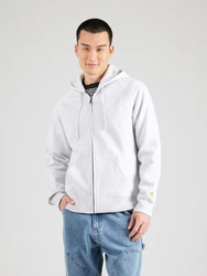 Carhartt WIP Sweatjacke Chase hellgrau