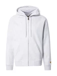Carhartt WIP Sweatjacke Chase hellgrau